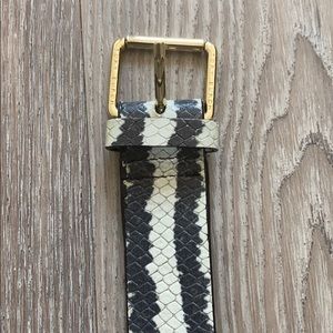 Tory Burch Belt XS - Leather - Snake Skin texture